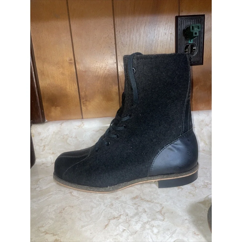 Vintage US Air Force Wool‎ Flight Aviation Flying Boots - BILTRIGHT-Duratex
